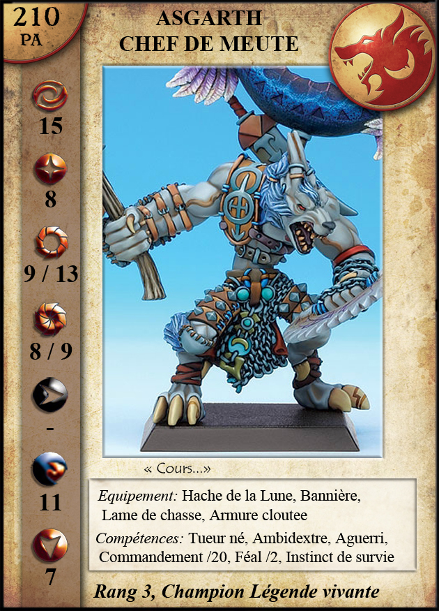 Asgarth, Chef de Meute